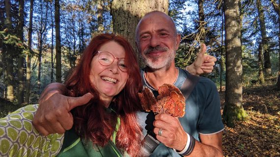 Fungiversität Sissi Kaiser und Tom Beyer 1