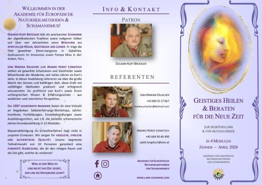 Akademie für Europ. Naturheilmethoden u Schamanismus Marina Erlacher, Horst Longitsch 1