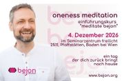 Bejon - being just oneness Thomas Krishna