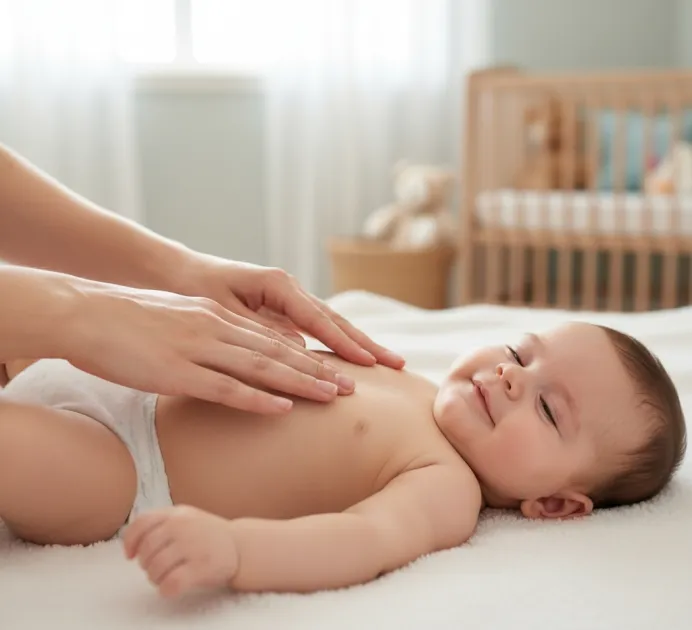 Babymassage Sanfte Berührung für Nähe und Wohlbefinden Methode