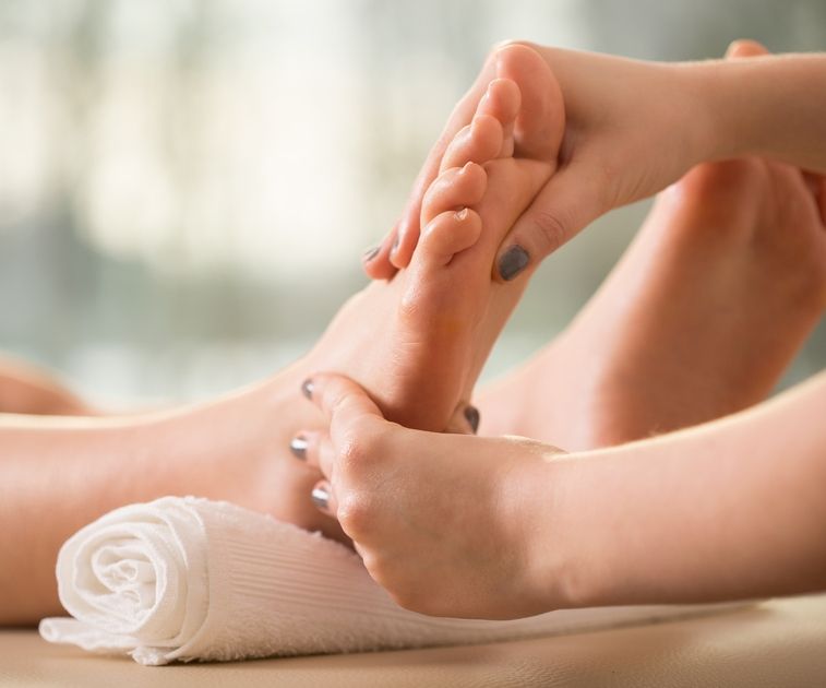 Fussreflexzonen-Massage Methode